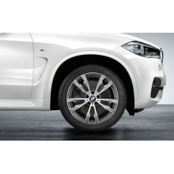 Jantes 20" style 469 M à rayons doubles, bicolores « Ferricgrey », polies BMW X6 F16 E71