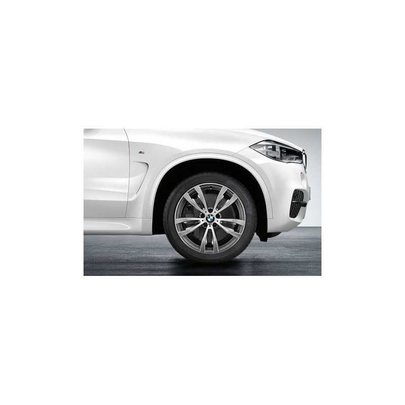 Jantes 20" style 469 M à rayons doubles, bicolores « Ferricgrey », polies BMW X6 F16 E71