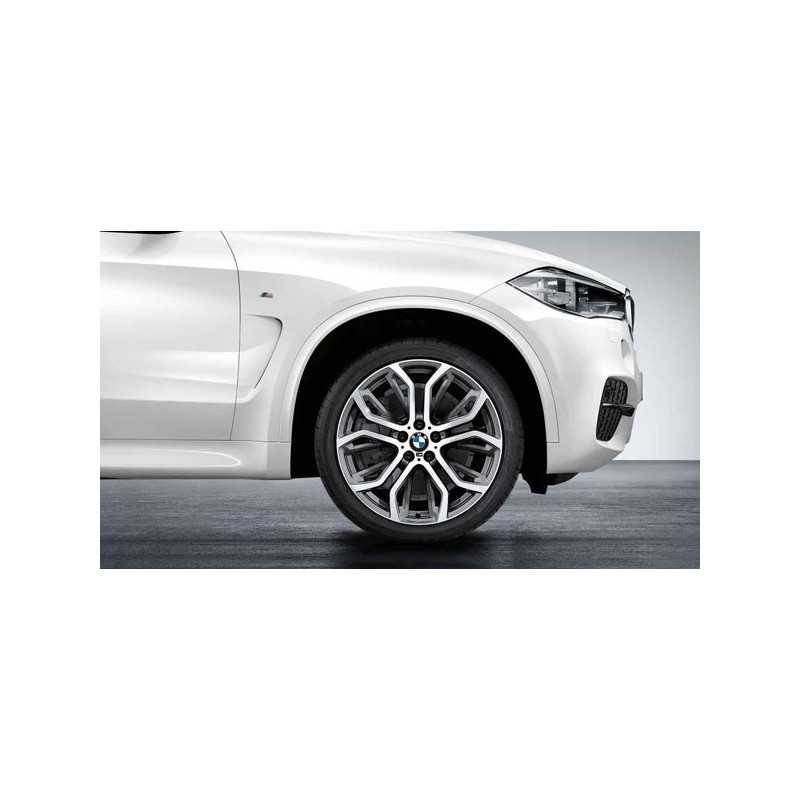 Jante 21" style 375 à rayons en Y, bicolores « Ferricgrey », polies pour BMW X6 F16