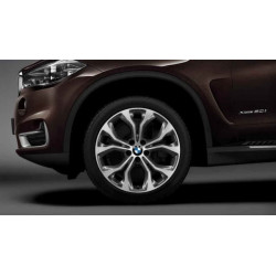 Jante 20" style 451 à rayons en Y, bicolores « Ferricgrey », polies BMW X6﻿ F16 E71