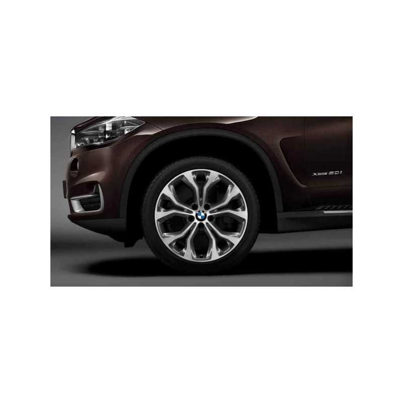 Jante 20" style 451 à rayons en Y, bicolores « Ferricgrey », polies BMW X6﻿ F16 E71