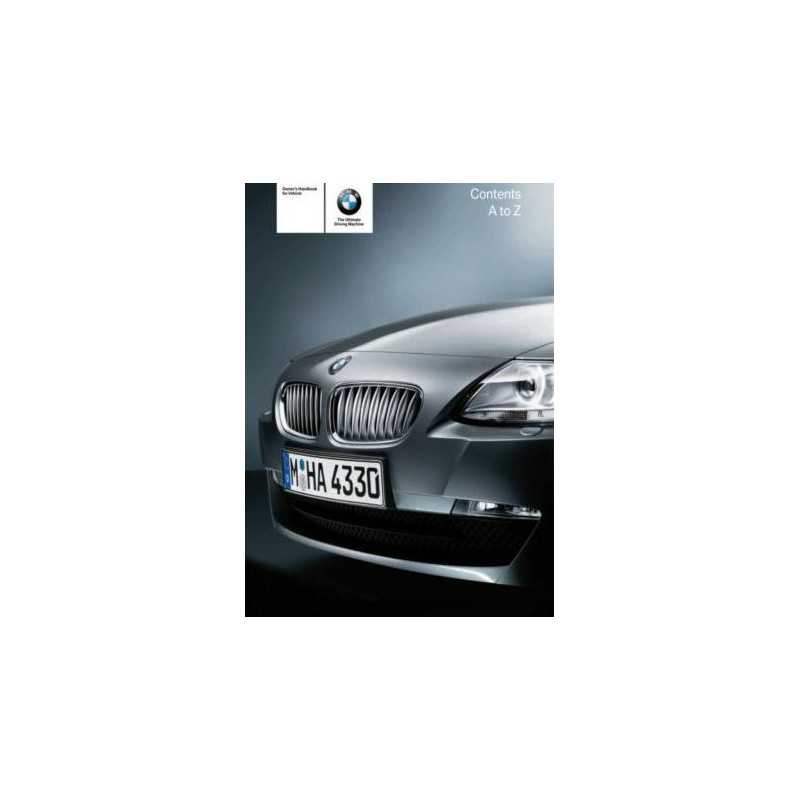 Notice d'utilisation du véhicule pour BMW Z4 E89