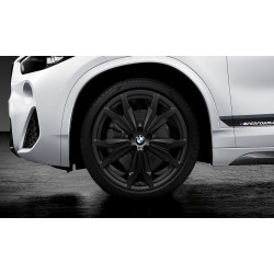 Roues complètes été 18" style 717M à rayons doubles noir mat (lot de 4 roues) pour BMW X2 F39