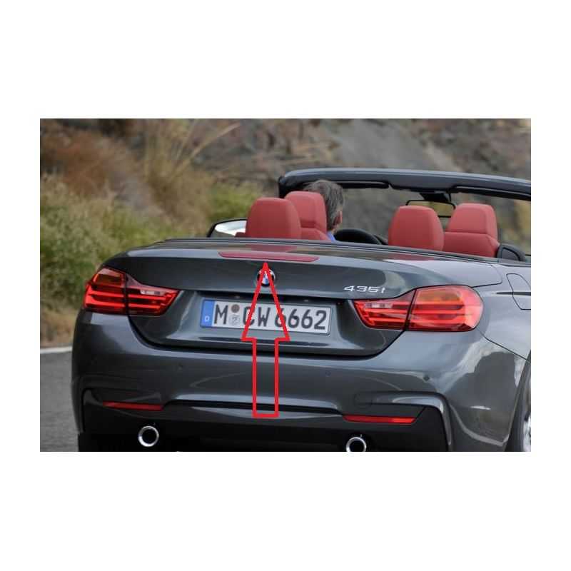 Troisième feu stop arrière pour BMW Série 4 Cabriolet et M4 F83