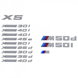 Logo de coffre pour BMW X5 E70 F15 G05