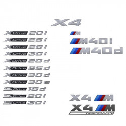 Logo de coffre pour BMW X4 F26 G02