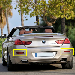 Catadioptre de pare-chocs arrière pour BMW Série 6 Cabriolet F12 et Coupé F13