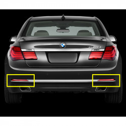 Catadioptre de pare-chocs arrière pour BMW Série 7 Berline F01