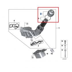 Couvercle de filtre à huile pour BMW Série 1 E81 E82 E87 E88