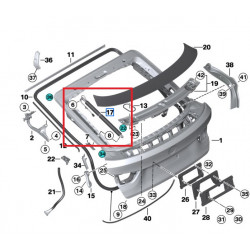 Actionneur à broche de coffre BMW - Origine OEM