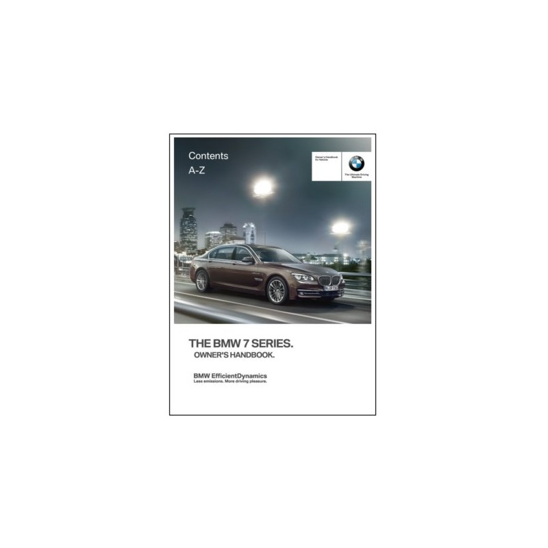Notice d'utilisation du véhicule pour BMW Série 7 F01 F02 F04