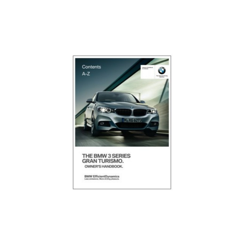 BMW 3er Gran turismo f34 mode d'emploi 2014 2015 mode d'emploi BA 