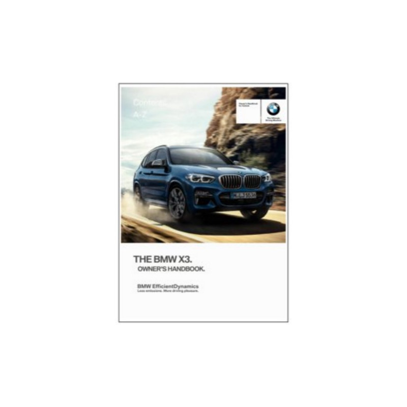 Notice d'utilisation du véhicule pour BMW X3 G01