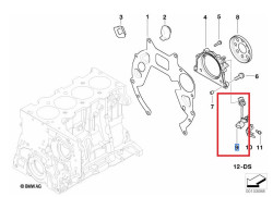 Capteur De Position De Vilebrequin 3 Broches Pour BMW - Série 1, 3, X1, X3, X5, X6, Z4 (2004-2017) - Ref: 13627525015