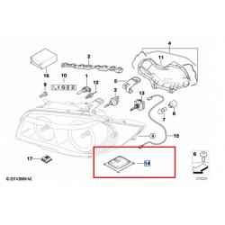 Boitier de commande phare au xénon / ballast xénon pour BMW Série