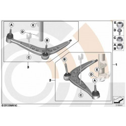 Kit bras de suspension BMW...