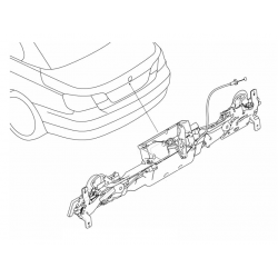 MaxAwe Serrure de couvercle de coffre pour BMW - Actionneur de loquet de  coffre pour BMW Série 1 51247248075 7248075 F20 F21