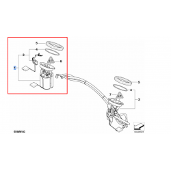 Kit de réparation de pompe à carburant avec capteur de niveau pour BMW série 1 E81 E82 E87 E88