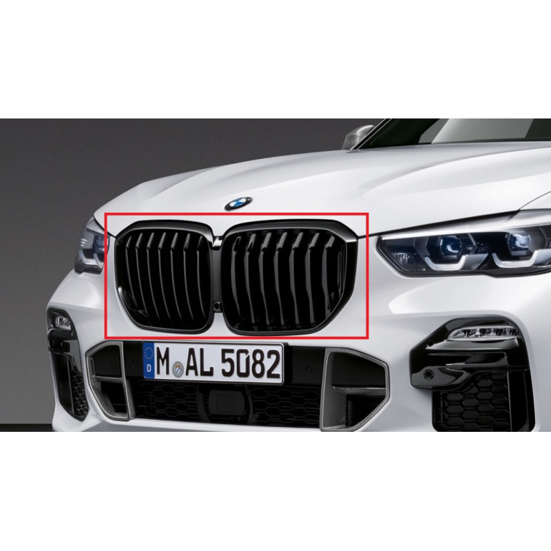 Grille de calandre Noir Brillante pour BMW X5 G05