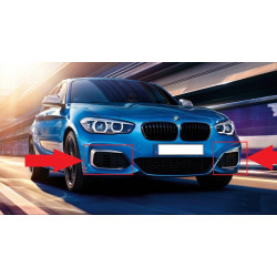 Diffuseur parechoc arrière Pack M BMW serie 1 E87 / 81 4 sorties