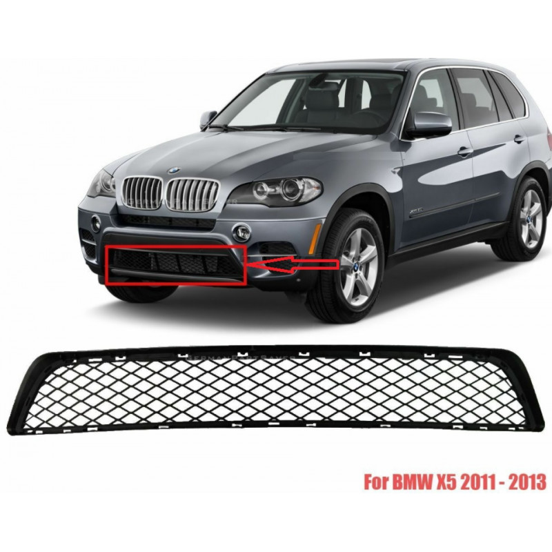 Grille médiane inférieure pare-chocs avant pour BMW X5 E70