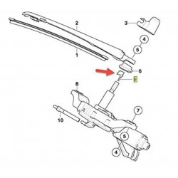 Balai d'essuie glace arrière pour BMW Série 1 E81 E82 E87