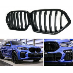 Grilles de calandre noires type X6M pour BMW X6 E71 (2007-2013)