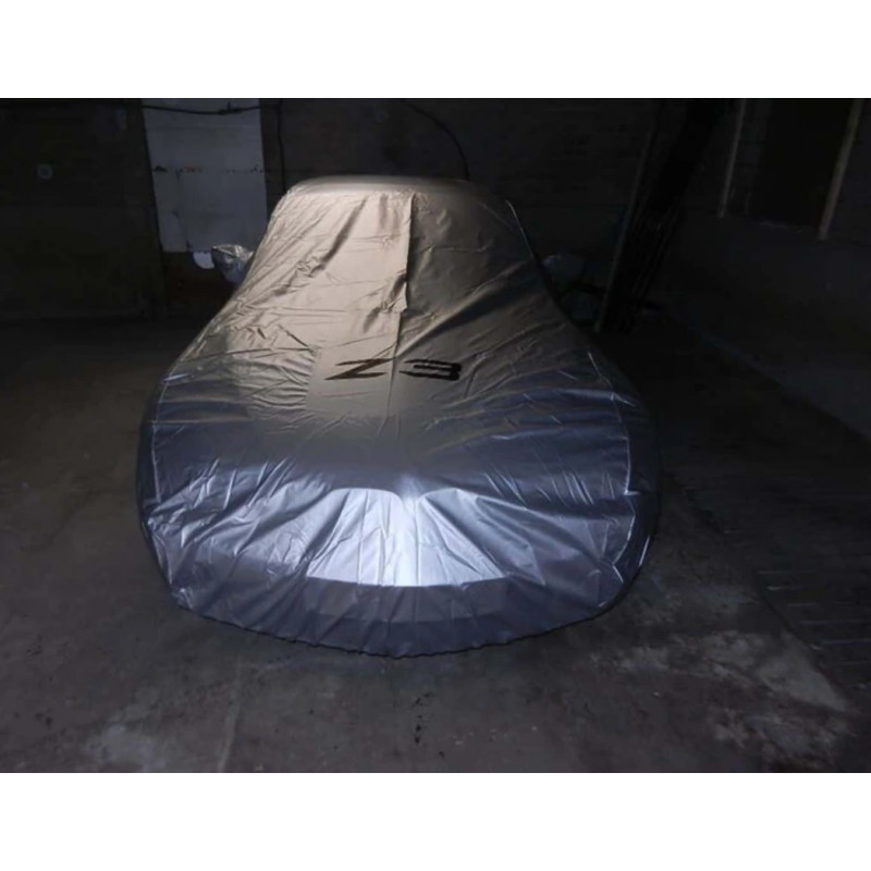  Housse de Voiture pour BMW E46 318 Coupe/Cabriolet, Bâche  Voiture Full Car Cover Bâche Voiture Extérieur étanche Anti Rayures Housse  de Protection Voiture Outdoor Indoor,Silver-plus-210d-oxford