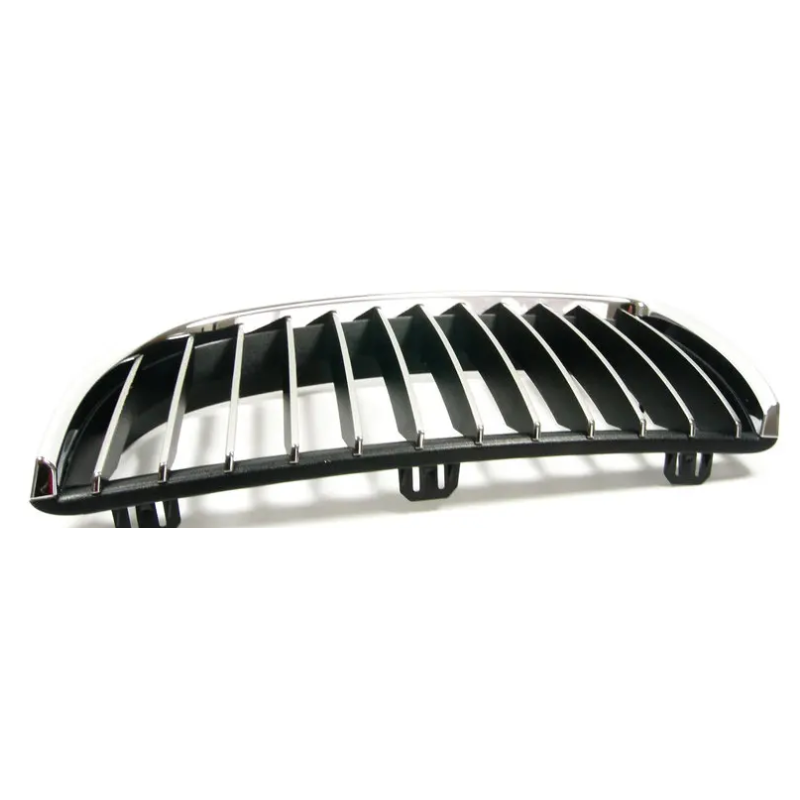 2 GRILLE DE Calandre Double Lame Noir Brillant Bmw Serie 3 E90 E91 Lci