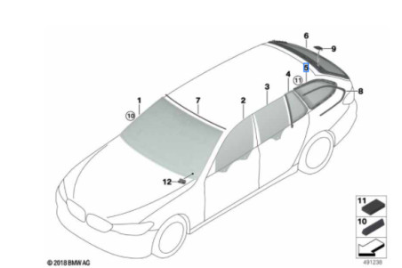 Déflecteurs D’air / De Vent Heko Pour FORD FOCUS III  2011 5 Portes Sedan 4 Avant Et Arriere