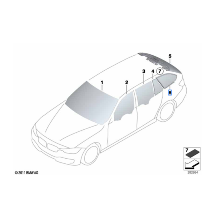 BMW France - Nouvelle BMW Série 5 Touring avec lunette arrière à