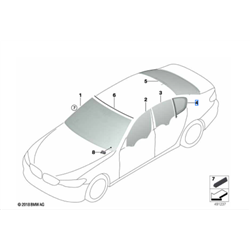 Kit de corps matériel côté en acier des ailes pour BMW série 5 G30