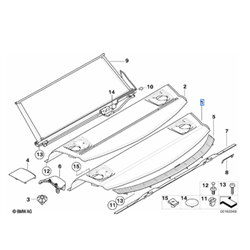 Plage arrière pour BMW M3 E92