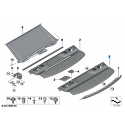 Plage arrière pour BMW M4 F82