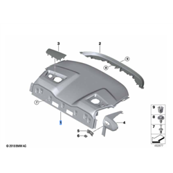 Plage arrière pour BMW M8 F92 Coupé