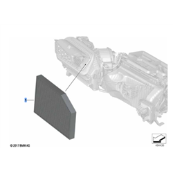 Microfiltre/filtre à charbon actif pour BMW