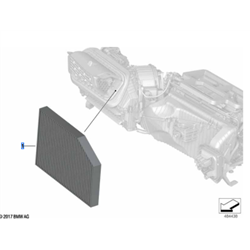 Filtre à poussières fines pour BMW