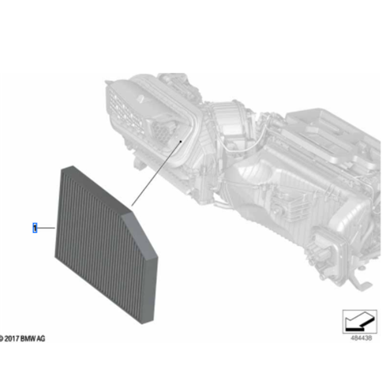 Filtre à poussières fines pour BMW Filtre à poussières fines pour BMW