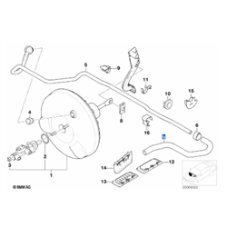 Tuyau dépression pour BMW Série 3 E 46 Berline & Touring