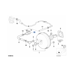 Equerre de soupape de retenue BMW Serie 5 E39