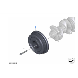 Amortisseur de vibrations pour BMW Série 2 F45 F46