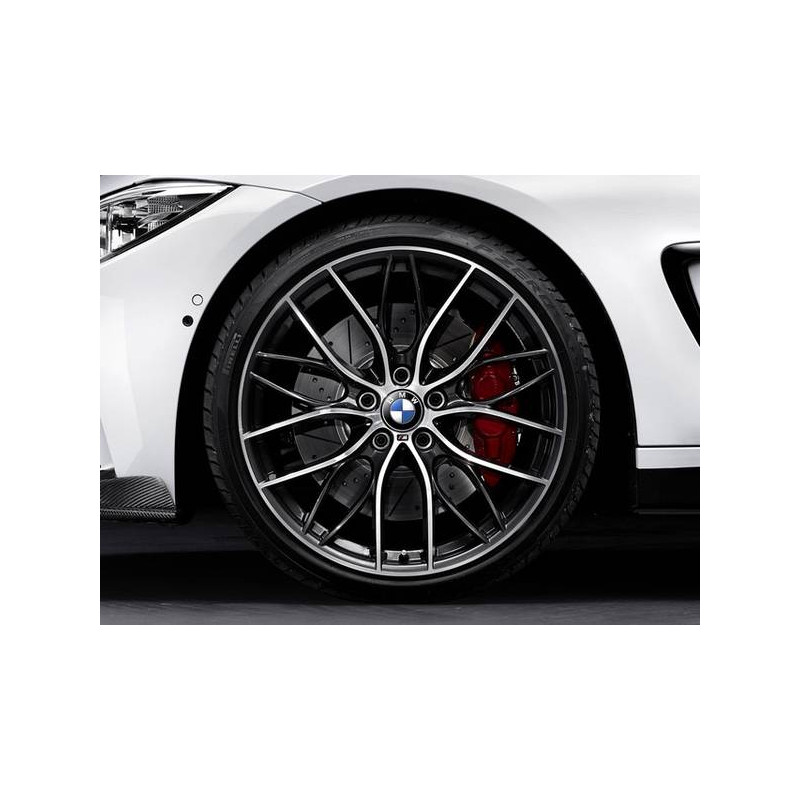 Jantes BMW M Performance style 405 M à rayons doubles, « Orbitgrau »,  bicolores et polies pour BMW Série 1 F20 F21