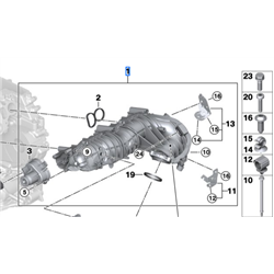 Conduite d'admission avec régulateur de clapets pour BMW Série 1 E81 E82 E87 E88