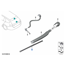 JJeu de balais d'essuie glace avant Flat Blade BMW X5 G05