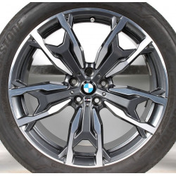 Jante 20" en alliage léger à rayons doubles style 787 pour BMW X4 G02