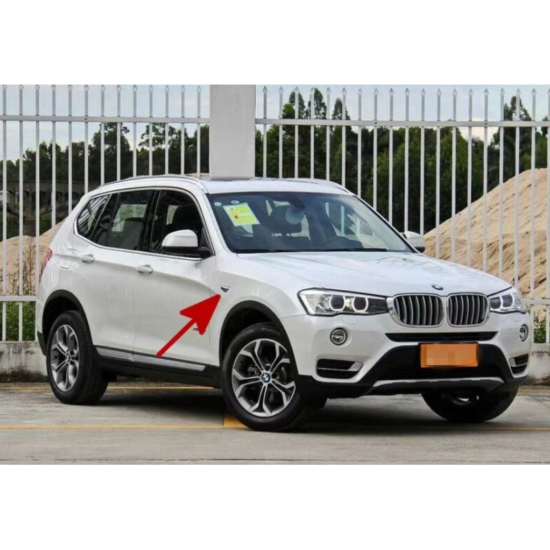 Enjoliveurs d'ailes avant chromés pour BMW X3 F25 LCI