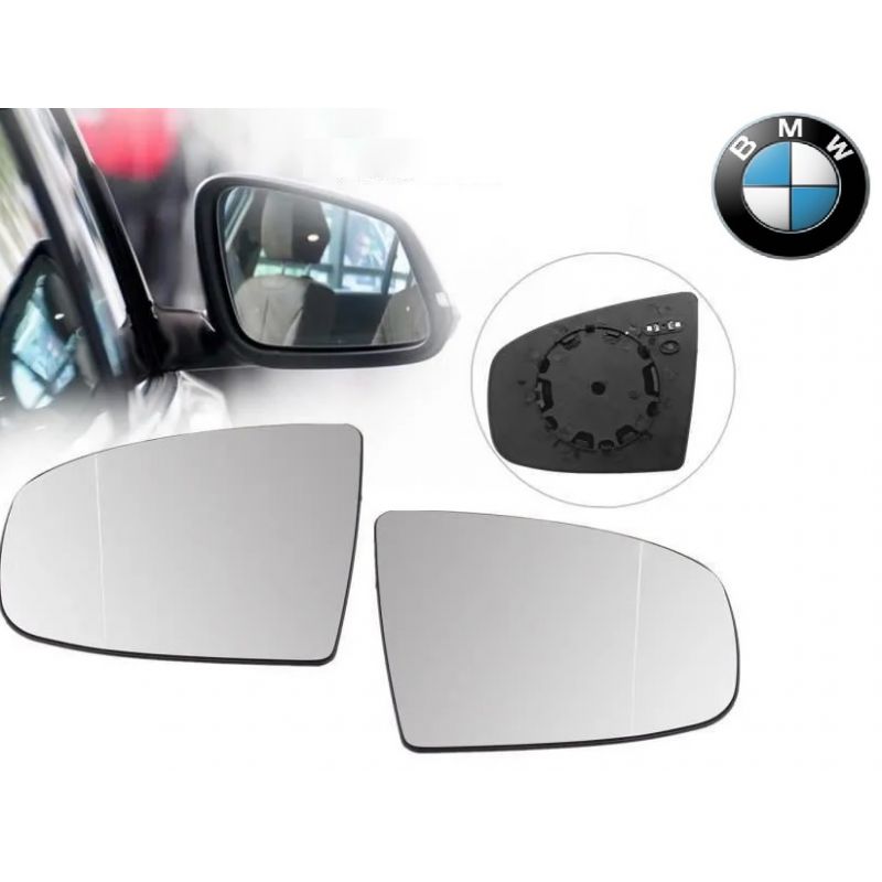 Verre de rétroviseur extérieur (coté au choix) pour BMW Série 7 E38 E65 E66 F01 F02 F04