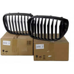 Grilles de Calandre Noires pour BMW Série 7 F01 type M Performance  (2009-2015)