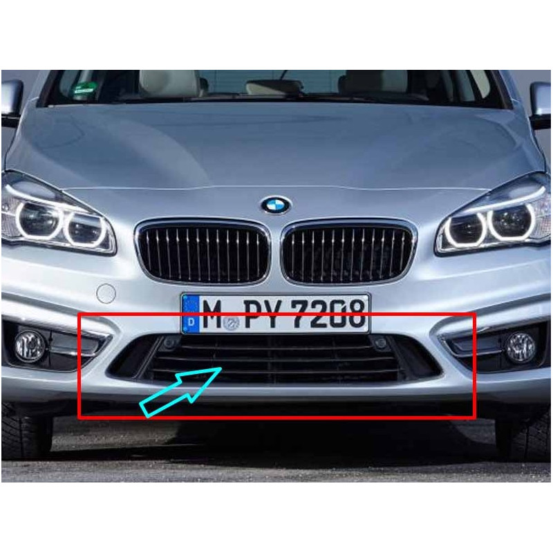 Grille de pare-chocs centrale fermée (Sport Line) pour BMW Série 2 Active  Tourer F45 Gran Tourer F46