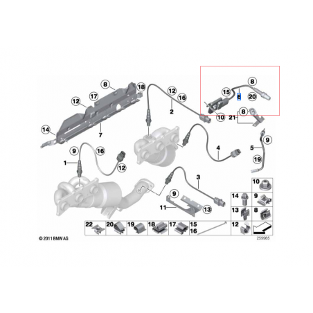 26514 - ALBERO MOTORE BMW M57 E39 E46 X5 E60 3.0D 2246863 // 306D1 - Foto 3